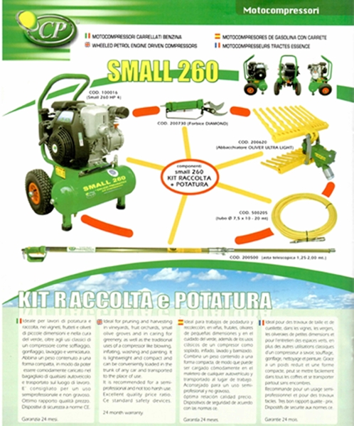 Agevolatore ad aria e abbacchiatore, economici e competitivi
