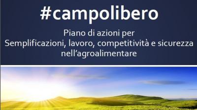 Presentato #campolibero, piano di azioni per l’agroalimentare