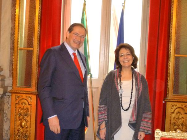 Galan incontra la commissaria Ue alla pesca Damanakis