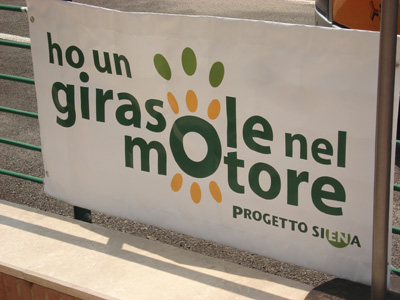 Bus e mezzi pubblici di Siena vanno col girasole