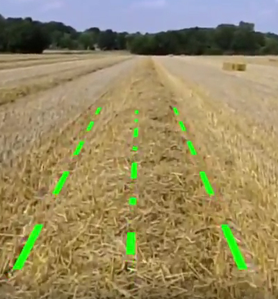 Sensore 3D su un trattore. Sulla strada verso agricoltura 4.0