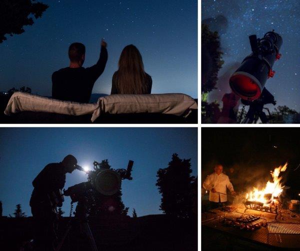 Estate. Grigliate astronomiche al Castello di Petroia (Pg)