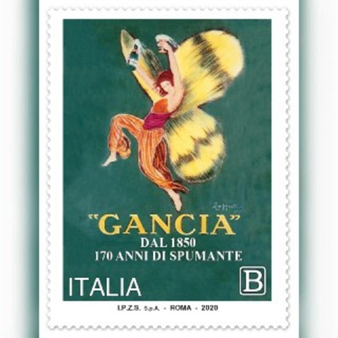 L’anniversario. Un francobollo per i 170 anni degli spumanti Gancia
