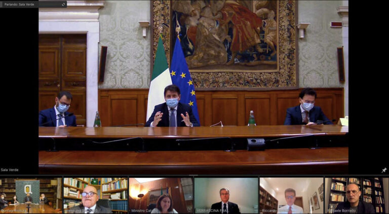 Recovery. Le organizzazioni incontrano Conte: più risorse per l’agricoltura e settore sia centrale