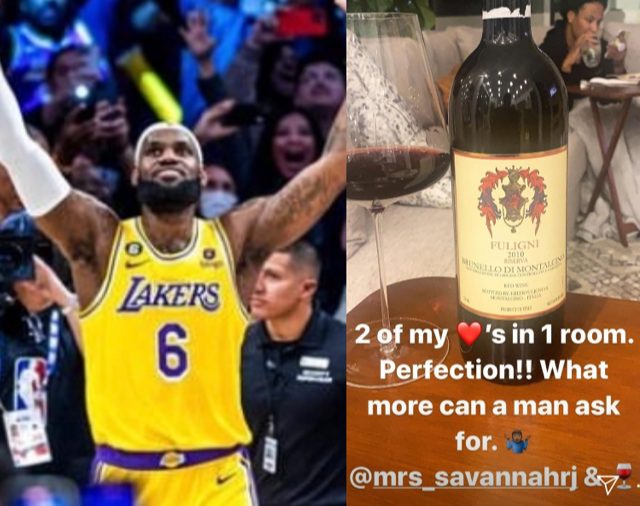 Vino. LeBron James da record, è il miglior marcatore della storia NBA: avrà festeggiato con un Brunello di Montalcino?