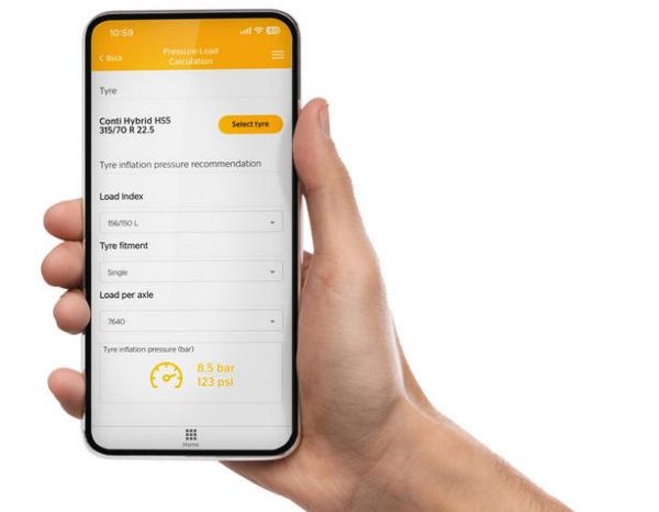 Continental lancia l’app mobile TireTech per le flotte