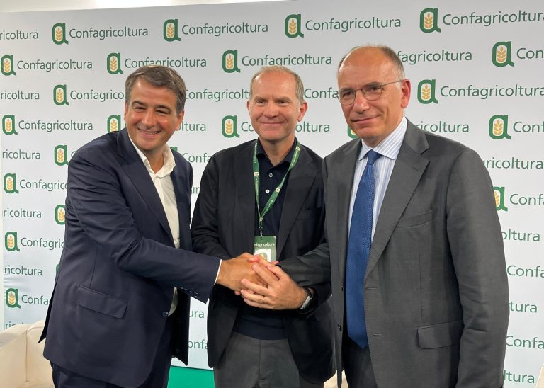 Fitto, Letta e Giansanti: Serve un’Europa più coraggiosa e ambiziosa. Il confronto al meeting di Confagricoltura a Rimini